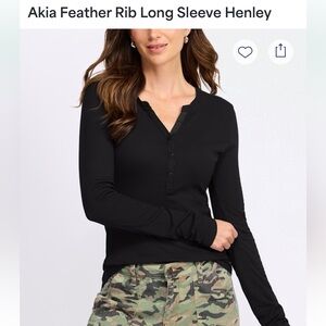 Threads 4 Thought Black Long Sleeve Henley